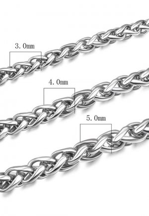 chaine acier 002 pour pendentif collier cordon
