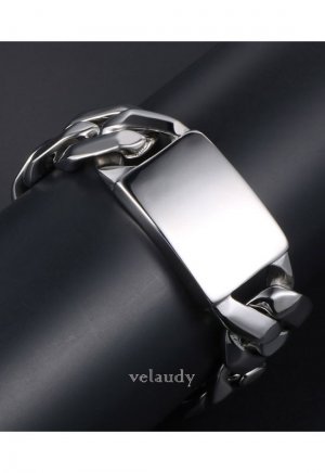 Bracelet en acier T502 bracelet groumette pour homme