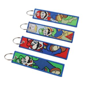 Porte-clés brodés et badges personnalisés 006