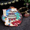 Personnalisation de porte‑clés métalliques 2005